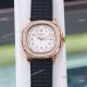 Best Replica Patek Philippe Aquanaut Lady Watches Diamond Bezel Chocolate Dial (2)_th.jpg